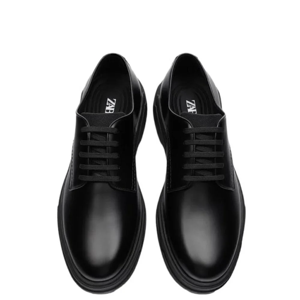 ZARA SHOES WITH VOLUME SOLE BLACK SIZE 7  | 2411/920